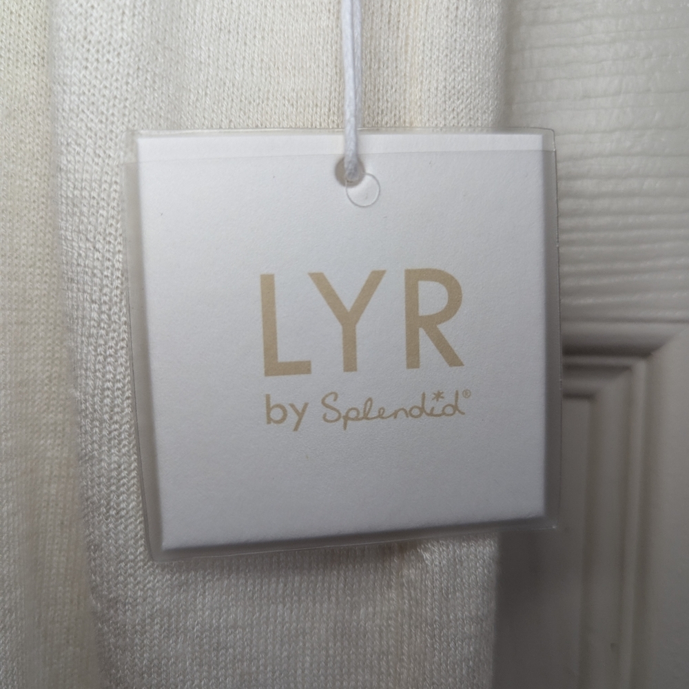 LYR by Splendid Cropped Loopknit LYR Sweaterpant NWT - Picture 4 of 9
